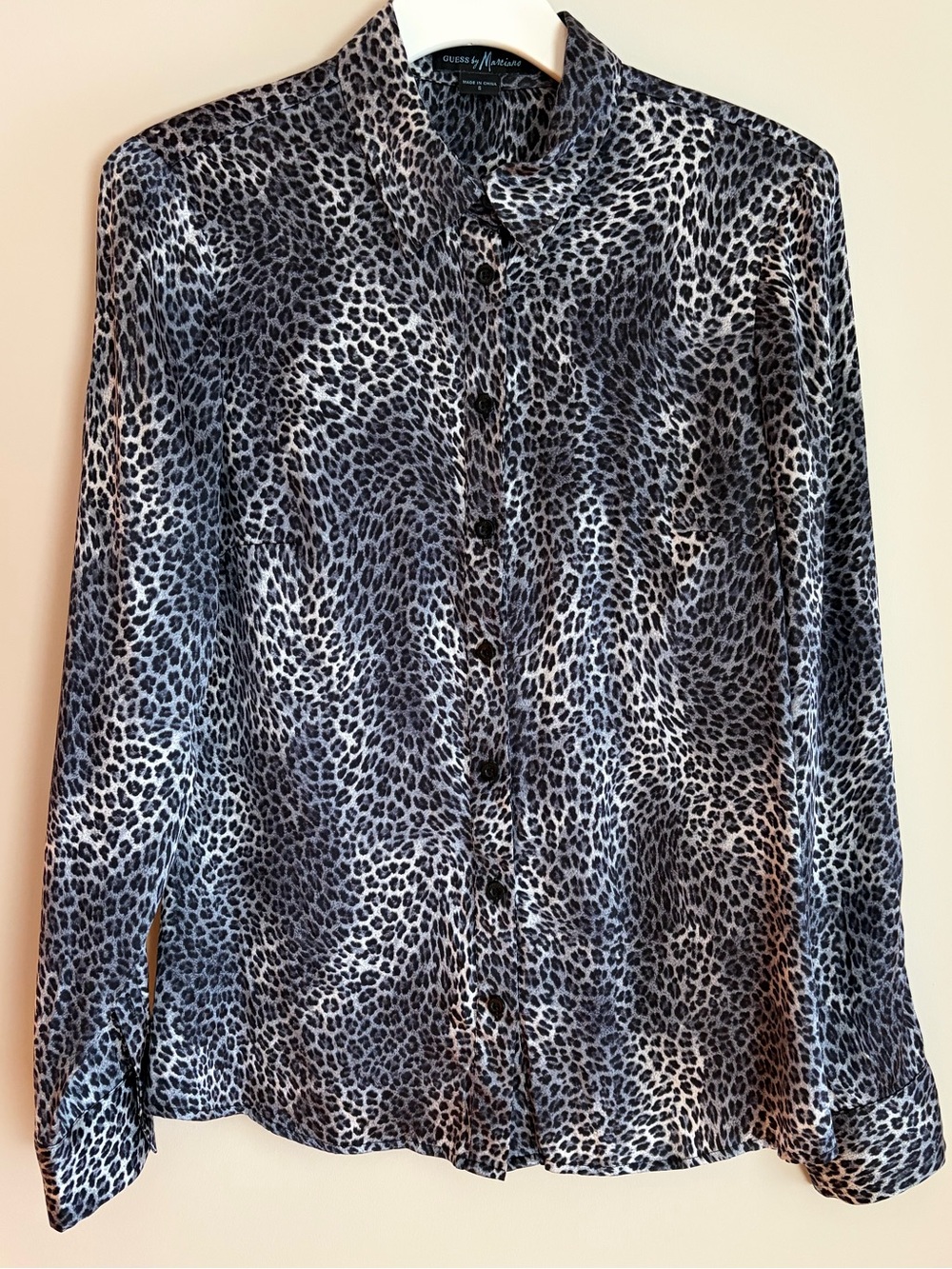 Guess by Marciano size small leopard blouse